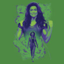 Men's She-Hulk: Attorney at Law Explosion of Willpower  Adult T-Shirt