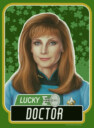 Men's Star Trek: The Next Generation St. Patrick's Day Lucky Doctor Beverly Crusher  Adult T-Shirt