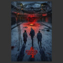 Men's Stranger Things Winter Rift Russia Poster  Adult Pull Over Hoodie