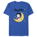 Men's Betty Boop Crescent Moon Betty  Adult T-Shirt