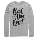 Men's Mickey & Friends Best Day Ever  Adult Long Sleeve Shirt