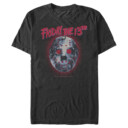 Men's Friday the 13th Jason Vorhees Glooming Hockey Mask Logo  Adult T-Shirt