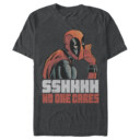 Men's Marvel Deadpool No One Cares  Adult T-Shirt