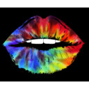 Men's Lost Gods Tie-Dye Kisses  Adult Sweatshirt