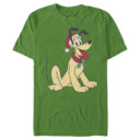 Men's Mickey & Friends Retro Festive Pluto  Adult T-Shirt