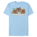 Men's Nintendo Animal Crossing Nook Family Portrait  Adult T-Shirt