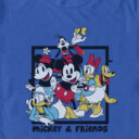 Men's Mickey & Friends Retro Characters  Adult T-Shirt