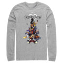 Men's Kingdom Hearts Coded Box Art  Adult Long Sleeve Shirt
