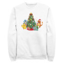 Men's Pokemon Christmas Tree Characters  Adult Sweatshirt