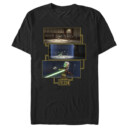 Men's Star Wars: Tales of the Jedi Ahsoka Tano Lightsaber Scenes  Adult T-Shirt
