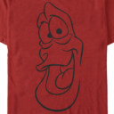Men's The Little Mermaid Sebastian Face Outline  Adult T-Shirt