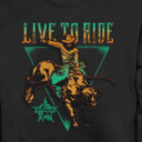 Men's Professional Bull Riders Live to Ride  Adult Sweatshirt