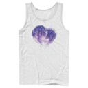 Men's Avatar: The Way of Water Neytiri and Jake Sully Watercolor Heart  Adult Tank Top