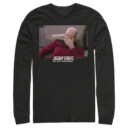Men's Star Trek: The Next Generation Captain Picard Palm to Face Meme  Adult Long Sleeve Shirt