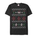 Men's Marvel Ugly Christmas Deadpool  Adult T-Shirt