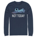 Men's Lilo & Stitch Not Today  Adult Long Sleeve Shirt