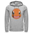 Men's Pokemon Charmander Smile  Adult Pull Over Hoodie