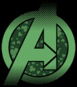 Men's Marvel St. Patrick's Day Avengers' Logo  Adult T-Shirt