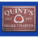 Men's Jaws Quint's Shark Charter  Adult T-Shirt