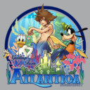 Men's Kingdom Hearts 1 Mermen Friends From Atlantica  Adult Sweatshirt