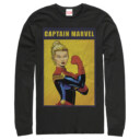 Men's Marvel Captain Marvel the Riveter  Adult Long Sleeve Shirt