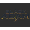Men's Black Adam Black Logo  Adult T-Shirt