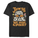 Men's Star Wars: A New Hope Halloween Join The Dark Side We Have Candy Darth Vader  Adult T-Shirt