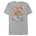 Men's Nintendo Mario Cast Collage  Adult T-Shirt