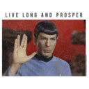 Men's Star Trek: The Original Series Spock Live Long and Prosper  Adult T-Shirt