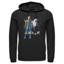 Men's Star Wars: Andor Female Rebel Glitched  Adult Pull Over Hoodie