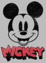 Men's Mickey & Friends Mickey Mouse Retro Headshot  Adult T-Shirt