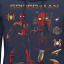 Men's Marvel Spider-Man: No Way Home Iron Suit Gear  Adult Pull Over Hoodie