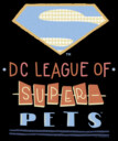 Men's DC League of Super-Pets Superman Dot Logo Cutouts  Adult T-Shirt
