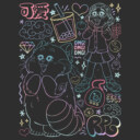 Men's Turning Red Neon Doodles Mei Lee  Adult T-Shirt