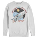 Men's NASA Explore The Universe Circle Portrait  Adult Sweatshirt
