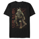 Men's Star Wars: The Book of Boba Fett Action Grid Logo  Adult T-Shirt