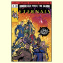 Men's Marvel Eternals Heroes Comic Book Cover  Adult T-Shirt
