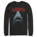 Men's Jaws Classic Poster  Adult Long Sleeve Shirt