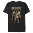 Men's Black Adam Golden Hawk  Adult T-Shirt