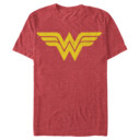 Men's Wonder Woman Distressed Classic Logo  Adult T-Shirt