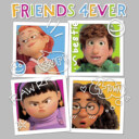 Men's Turning Red Friends 4Eva Polaroids  Adult T-Shirt