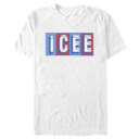 Men's ICEE Classic Red and Blue Logo  Adult T-Shirt