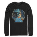 Men's Star Wars Classic Scene Circle  Adult Long Sleeve Shirt