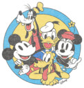 Men's Mickey & Friends Retro Buddies  Adult T-Shirt