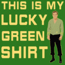 Men's Star Trek St. Patrick's Day Kirk This is my Lucky Green Shirt  Adult Sweatshirt