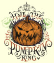 Men's The Nightmare Before Christmas All Hail the Pumpkin King Jack-o'-Lantern  Adult T-Shirt