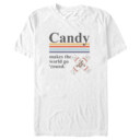 Men's Tootsie Roll Candy Makes the World Go Round  Adult T-Shirt