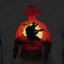 Men's Professional Bull Riders Sunset Cowboy Silhouette  Adult Sweatshirt