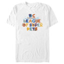 Men's DC League of Super-Pets Colorful Logo  Adult T-Shirt