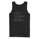 Men's The Breakfast Club Each One Of Us Stereotype  Adult Tank Top